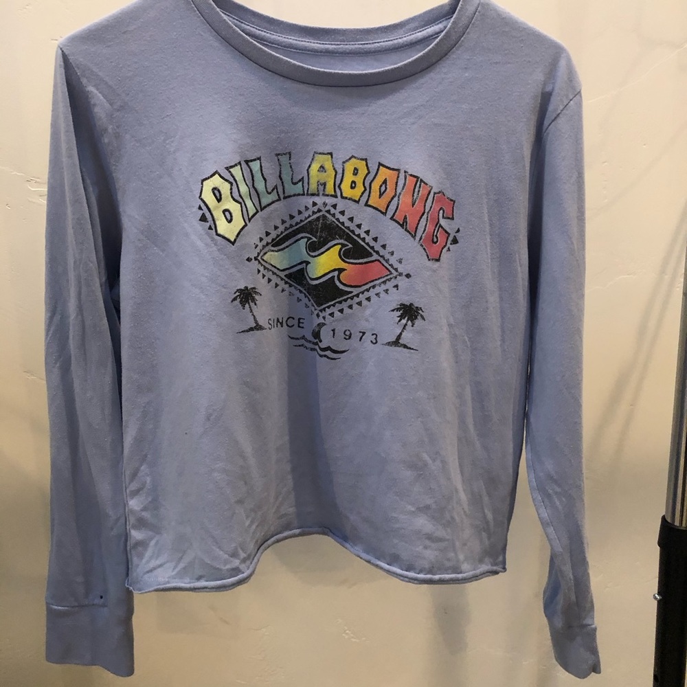 Billabong long sleeve crop Tee